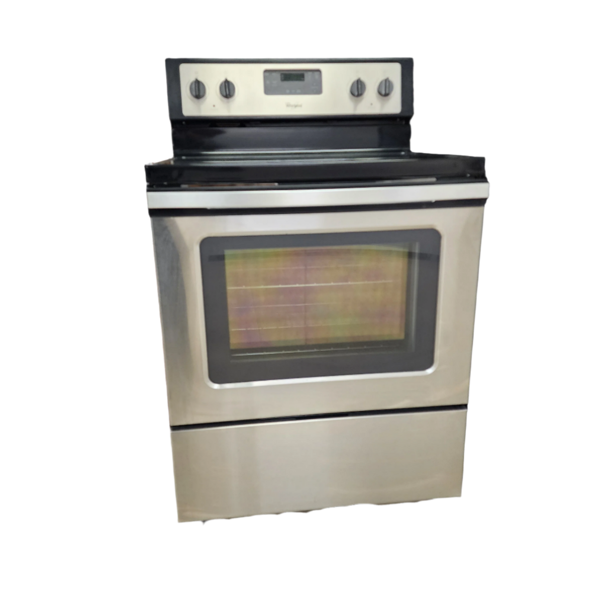 Used Whirlpool Stainless Steel Glass Top Range