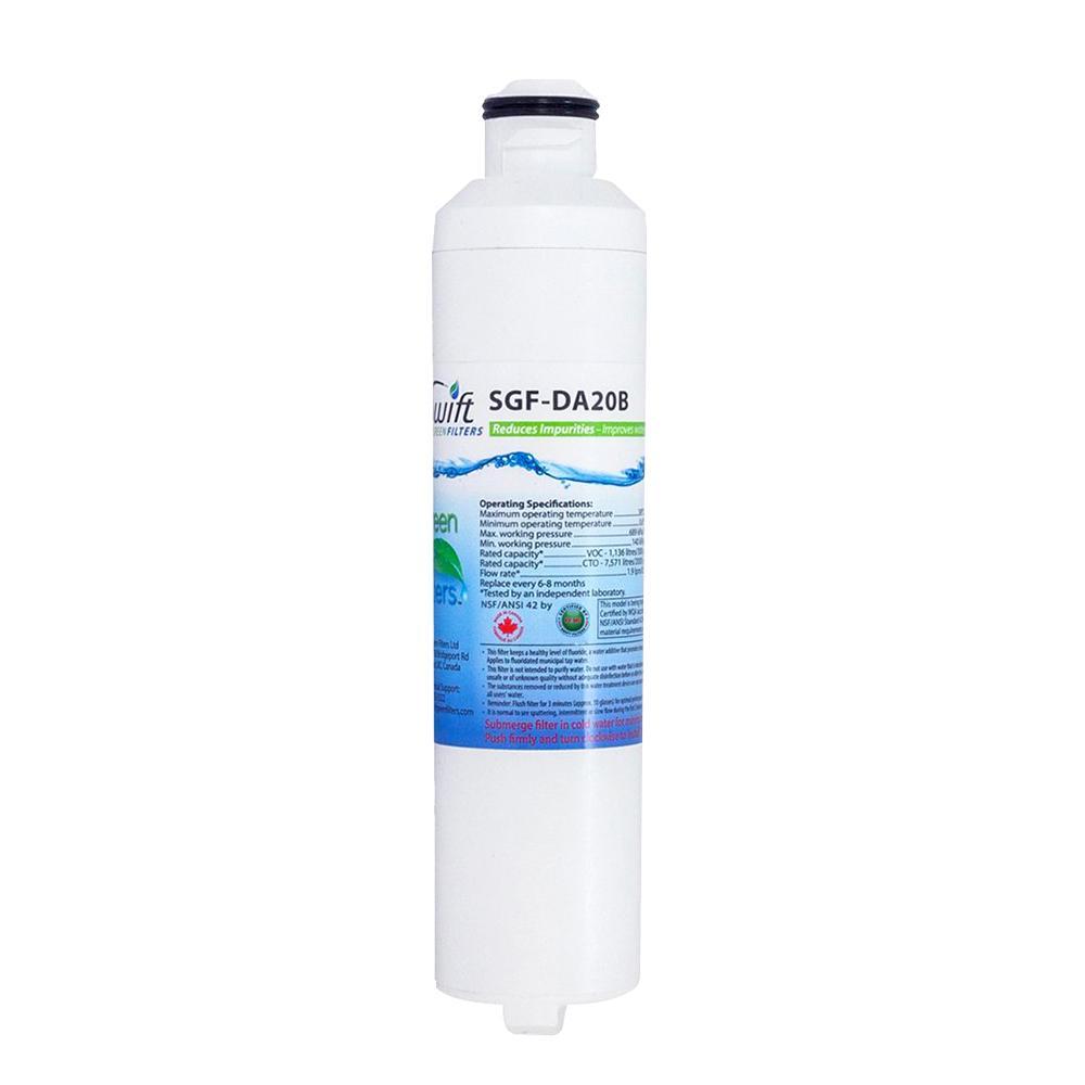 Swift Green Filter SGF-DA20B VOC Removal Refrigerator Water Filter (replaces DA29-00020B)