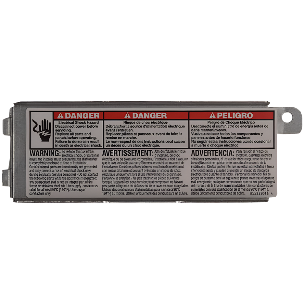 W11407385 Dishwasher Terminal Cover Box