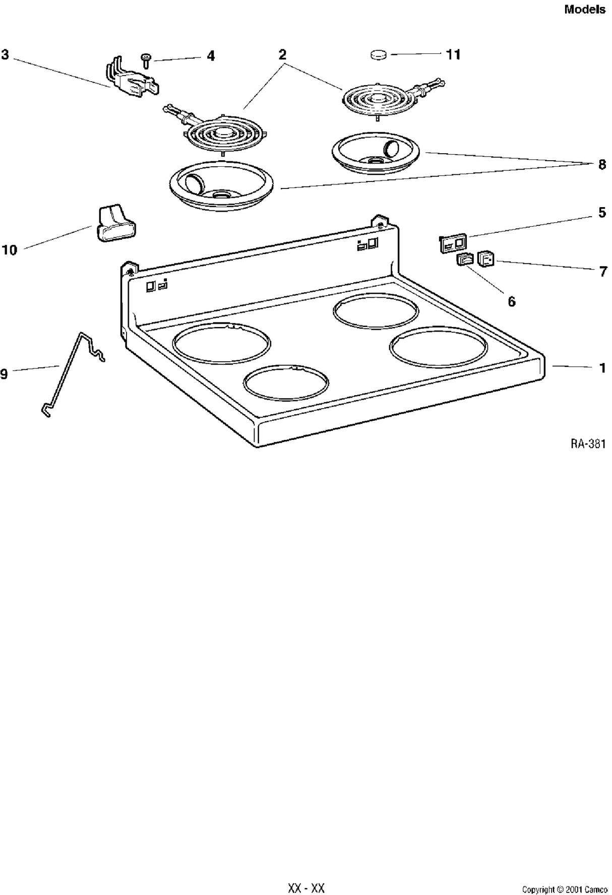 WG02F05807 Range Surface Element Receptacle (replaces WB2M2261)