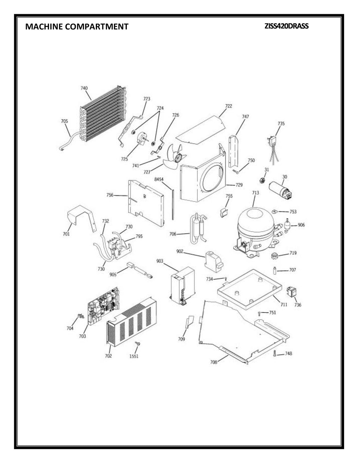WG03A00277 Monogram Refrigerator Compressor Inverter (replaces ZISB420DRB)
