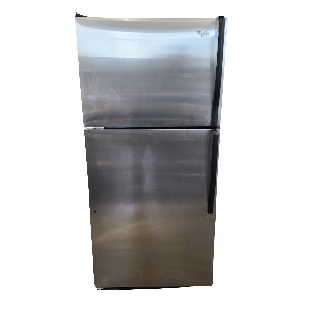 Used Whirlpool Top Freezer Refrigerator, 30 inch Width, 18.2 cu. ft. Capacity
